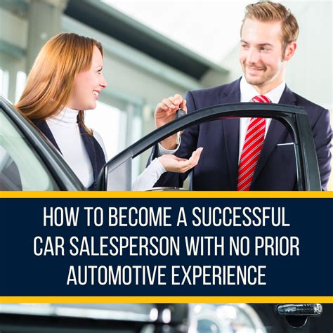 How to Get a Job as a Car Salesman