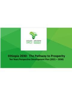  Vision 2030: A Roadmap for Ethiopian Prosperity -  Unveiling Ethiopia's Audacious Vision for Economic Transformation